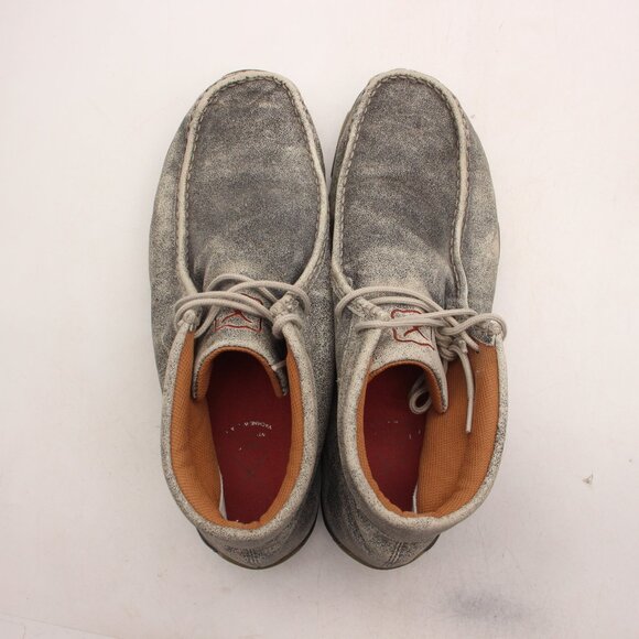 Twisted X Chukka Driving Moc Grey Men\'s Size 12 M  Lace Up Shoes MDM0072 main image 9